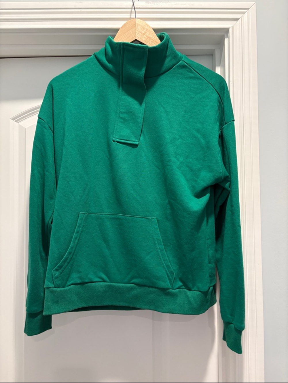 Staccato Emerald Green Zip-Front Pullover